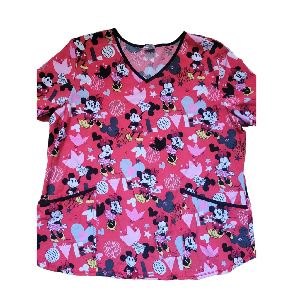 Disney Minnie Mouse Scrub Nurse Gown XL Extra Large